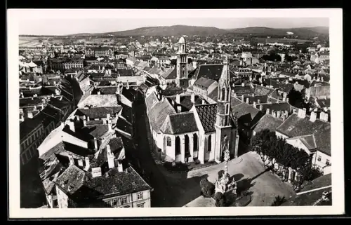 AK Sopron, Ansicht aus dem Stadtturm