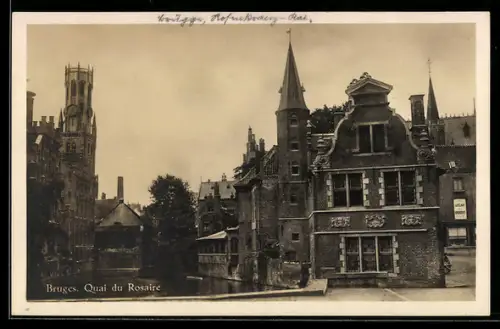 AK Bruges, Quai du Rosaire