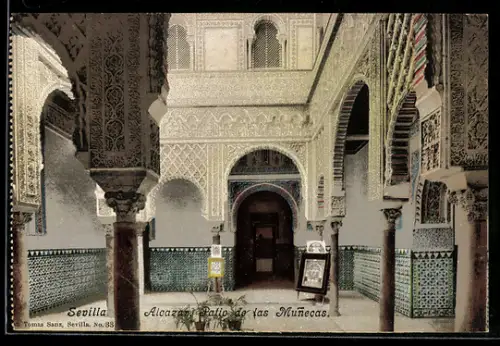 AK Sevilla, Alcazar, Patio de las Muñecas