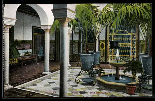 AK Sevilla, Patio interior de casa particular