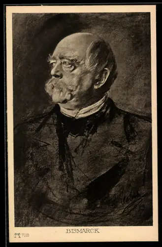 Künstler-AK Schrobenhausen, Festkarte zum 100. Geburtstag Franz von Lenbachs 1836, Otto von Bismarck