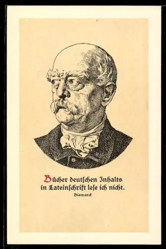 AK Fürst Otto von Bismarck