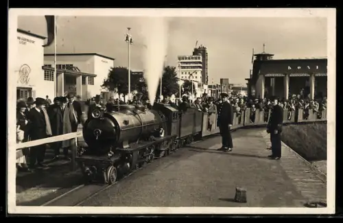 AK Düsseldorf, grosse Ausstellung 1926, die Liliputbahn