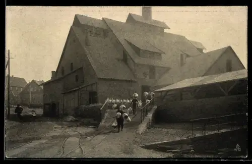 AK Rinteln, Glasfabrik Gebrüder Stoevesandt, Alte Hütte
