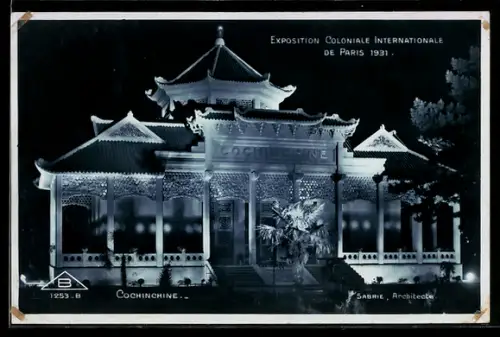 AK Paris, Exposition Coloniale Internationale 1931, Cochinchine
