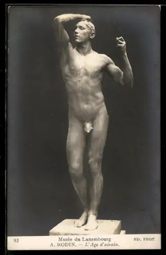 AK L`Age d`airain von A. Rodin
