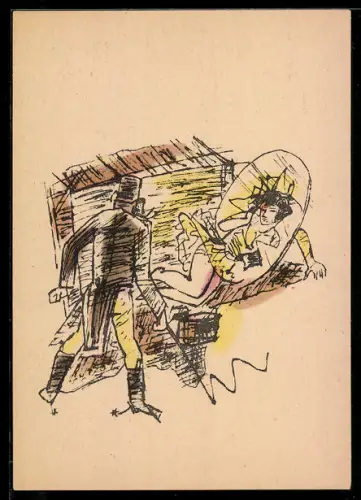 AK Schauspieler Charlie Chaplin im Zirkus, R. Ziegler, Impressionen nach dem gleichnamigen Film