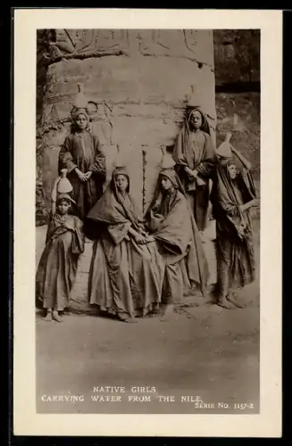 AK Native Girls carrying Water from Nile