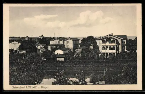 AK Lohme a. Rügen, Ortspartie