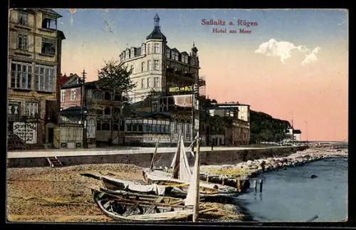 AK Sassnitz, Hotel am Meer