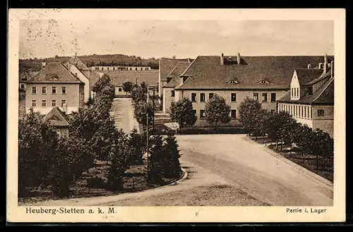 AK Heuberg-Stetten a. k. M., Partie im Lager