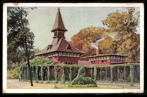 AK Berlin, Zoologischer Garten, Fasanerie