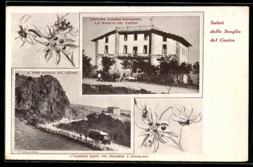 AK Covigliaio, Pensione Albergo Scoglio del Castro, Propr. Augusto Ansaldi