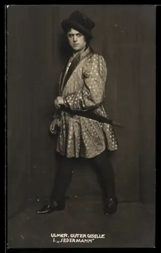 Foto-AK Ulmer Guter Geselle in Jedermann
