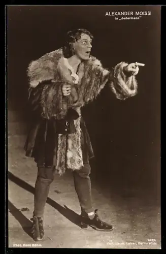 AK Alexander Moissi, Schauspieler in Jedermann