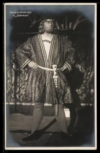 AK Schauspieler Eduard von Winterstein in Jedermann