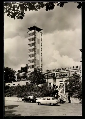 AK Berlin, Blick auf den Müggelturm in Köpenick