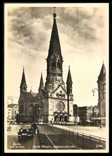 AK Berlin-Charlottenburg, Ansicht der Kaiser Wilhelm-Gedächtniskirche