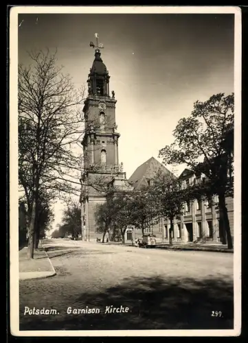 AK Potsdam, Blick auf die Garnisonkirche