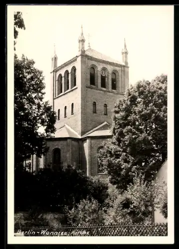AK Berlin-Wannsee, Ansicht der Kirche