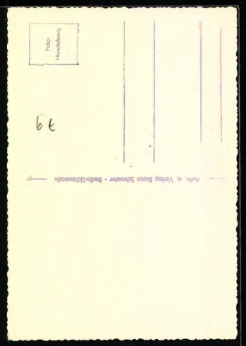 AK Berlin-Steglitz, Rosenkranz-Basilika, Innenansicht