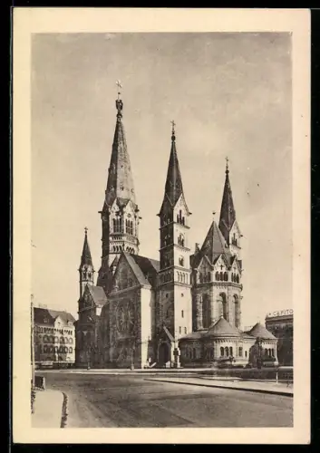 AK Berlin, Gedächtniskirche vor der Zerstörung
