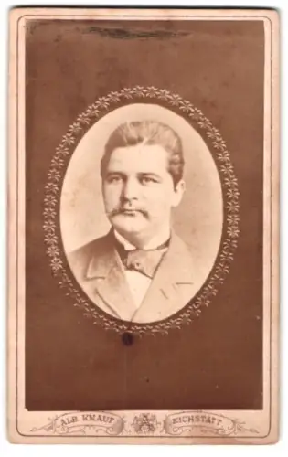 Fotografie Alb. Knaut, Eichstätt, Porträt des Studenten Ludwig Beck, cand. jur.