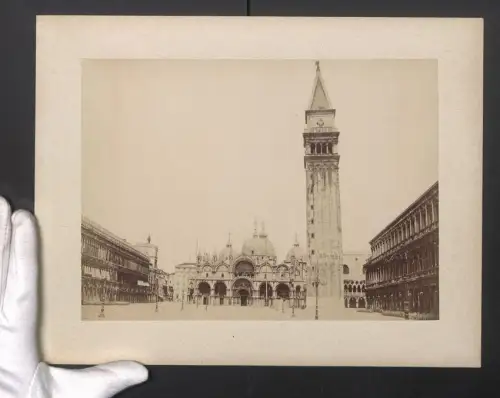 Fotografie Ansicht Venedig, Piazza San Marco, Grossformat 32 x 25cm