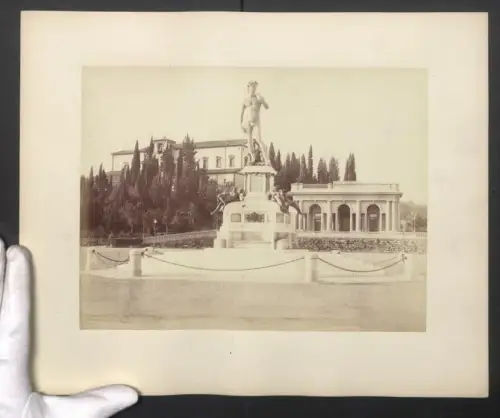 Fotografie Ansicht Firenze, Piazza Michelangelo, Grossformat 35 x 28cm