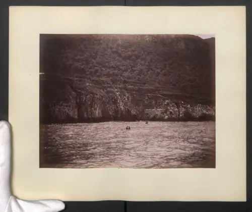 Fotografie Ansicht Capri, Grotta azurra, Grossformat 35 x 28cm