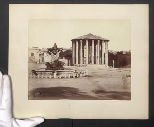 Fotografie Ansicht Roma, Tempio di Vesta, Grossformat 35 x 28cm