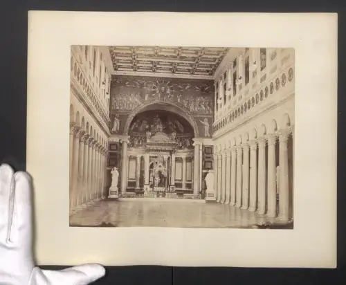 Fotografie Ansicht Rom, Basilica Saint Paul, Grossformat 35 x 28cm