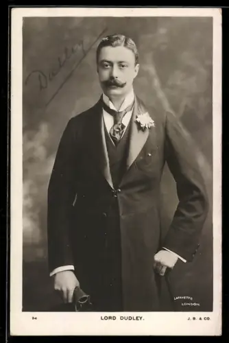 AK Portrait Lord Dudley, Earl of Dudley, Grossbritannien