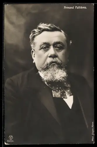 AK Portrait Armand Fallieres, Präsident Frankreichs