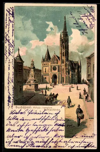 AK Budapest, Mátyás-templom / Mathias-Kirche