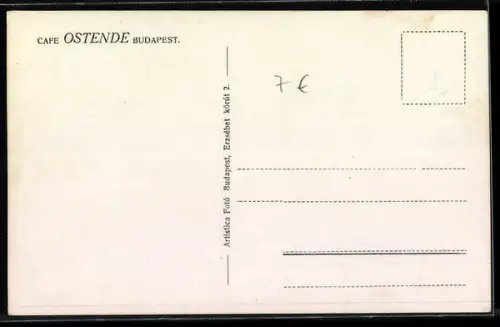 AK Budapest, Café Ostende, Rajko Zenekara