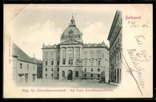 AK Budapest, Kgl. Ungar. Honvedhauptkommando