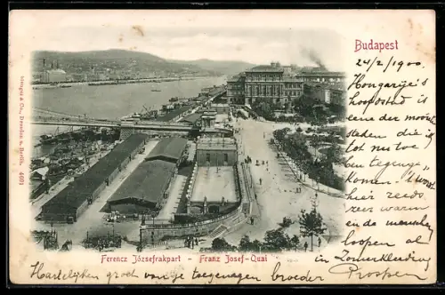 AK Budapest, Franz Josef-Quai