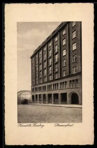 AK Hamburg-St.Georg, Nagelsweg 10-14, Heimstätte Hamburg, Strassenfront