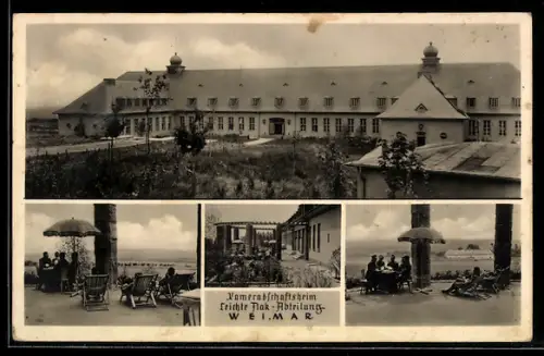 AK Weimar, Kameradschaftsheim Leichte Flak-Abteilung - Kaserne, Sonnenterrasse