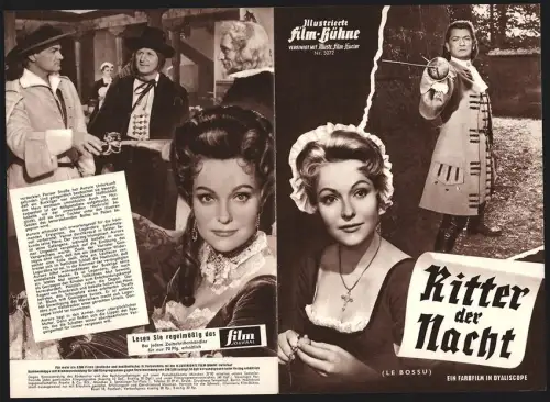 Filmprogramm IFB Nr. 5072, Ritter der Nacht, Jean Marais, Sabina Sesselmann, Regie: André Hunebelle