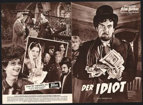 Filmprogramm IFB Nr. 5028, Der Idiot, Juri Jakowlew, Julia Borissowa, Regie: Iwan Pyrjew