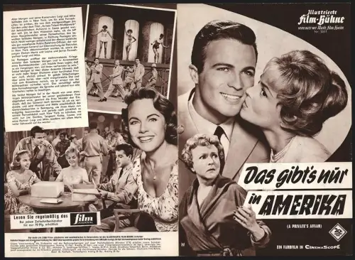 Filmprogramm IFB Nr. 5011, Das gibt`s nur in Amerika, Sal Mineo, Christine Carère, Regie: Raoul Walsh