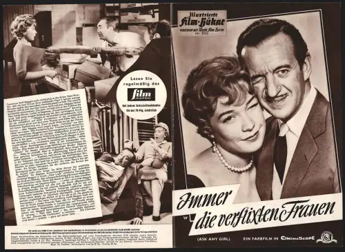 Filmprogramm IFB Nr. 5010, Immer die verflixten Frauen, David Niven, Shirley MacLaine, Regie: Charles Walters