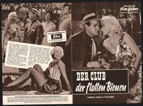 Filmprogramm IFB Nr. 5198, Der Club der flotten Bienen, Annie Cordy, Nadine Tallier, Regie: Maurice Regamey
