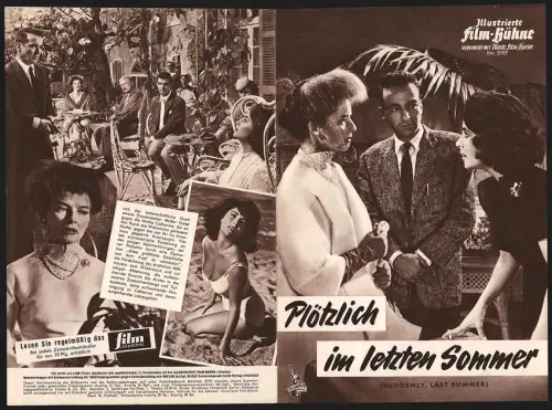 Filmprogramm IFB Nr. 5197, Plötzlich im letzten Sommer, Elizabeth Taylor, Regie: Joseph L. Mankiewicz
