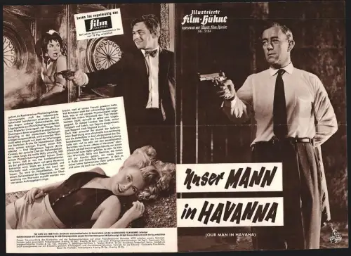 Filmprogramm IFB Nr. 5184, Unser Mann in Havanna, Alec Guinness, Maureen O`Hara, Regie: Carol Reed