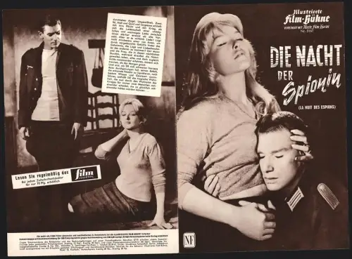 Filmprogramm IFB Nr. 5167, Die Nacht der Spionin, Muriel Vady, Robert Hossein, Regie: Robert Hossein