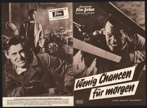 Filmprogramm IFB Nr. 5148, Wenig Chancen für morgen, Harry Belafonte, Robert Ryan, Regie: Rob. Wise
