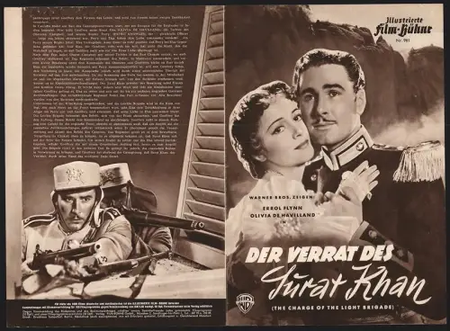 Filmprogramm IFB Nr. 961, Der Verrat des Surat Khan, Errol Flynn, Olivia de Havilland, Regie: M. Curtiz